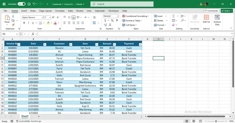 I help to manage to entry data and create editable excel.