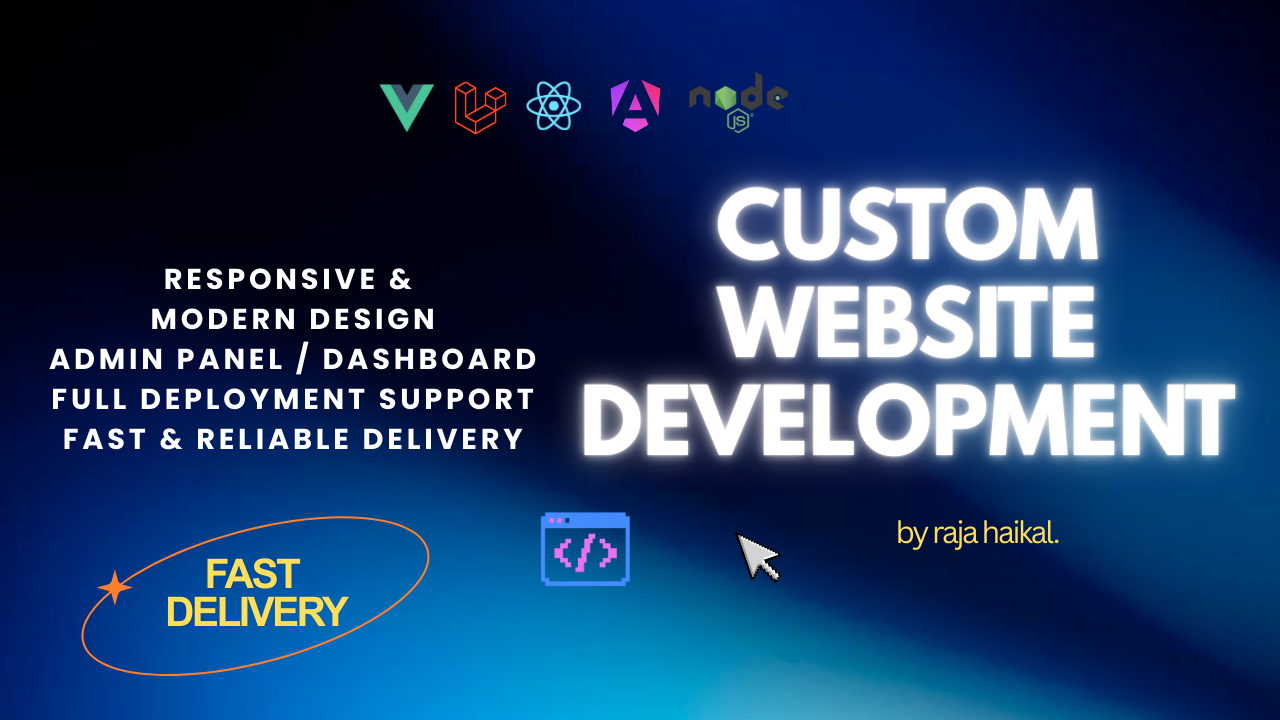 I will build a custom web system for your business