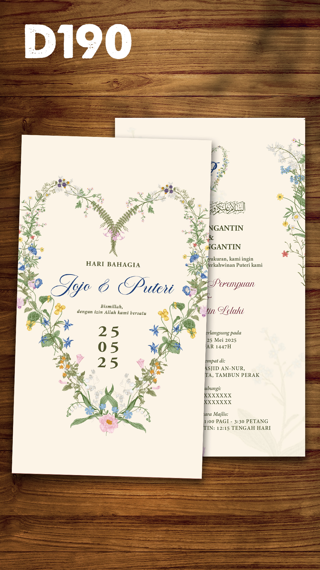 Video Jemputan Kahwin Eksklusif & Custom