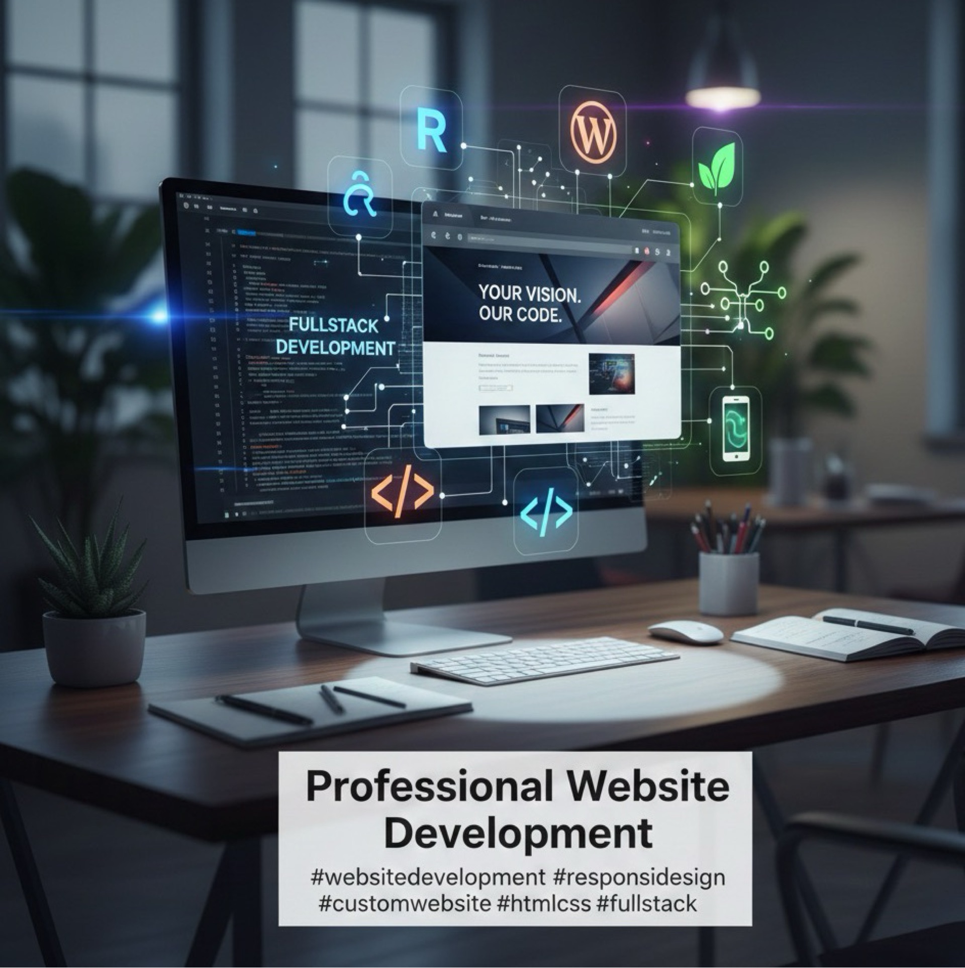 Build Your Custom HTML/CSS/JS Website from Scratch