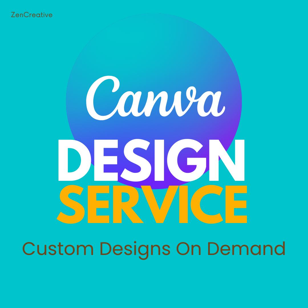 Custom Canva Design Service β Poster, Logo, Resume and more