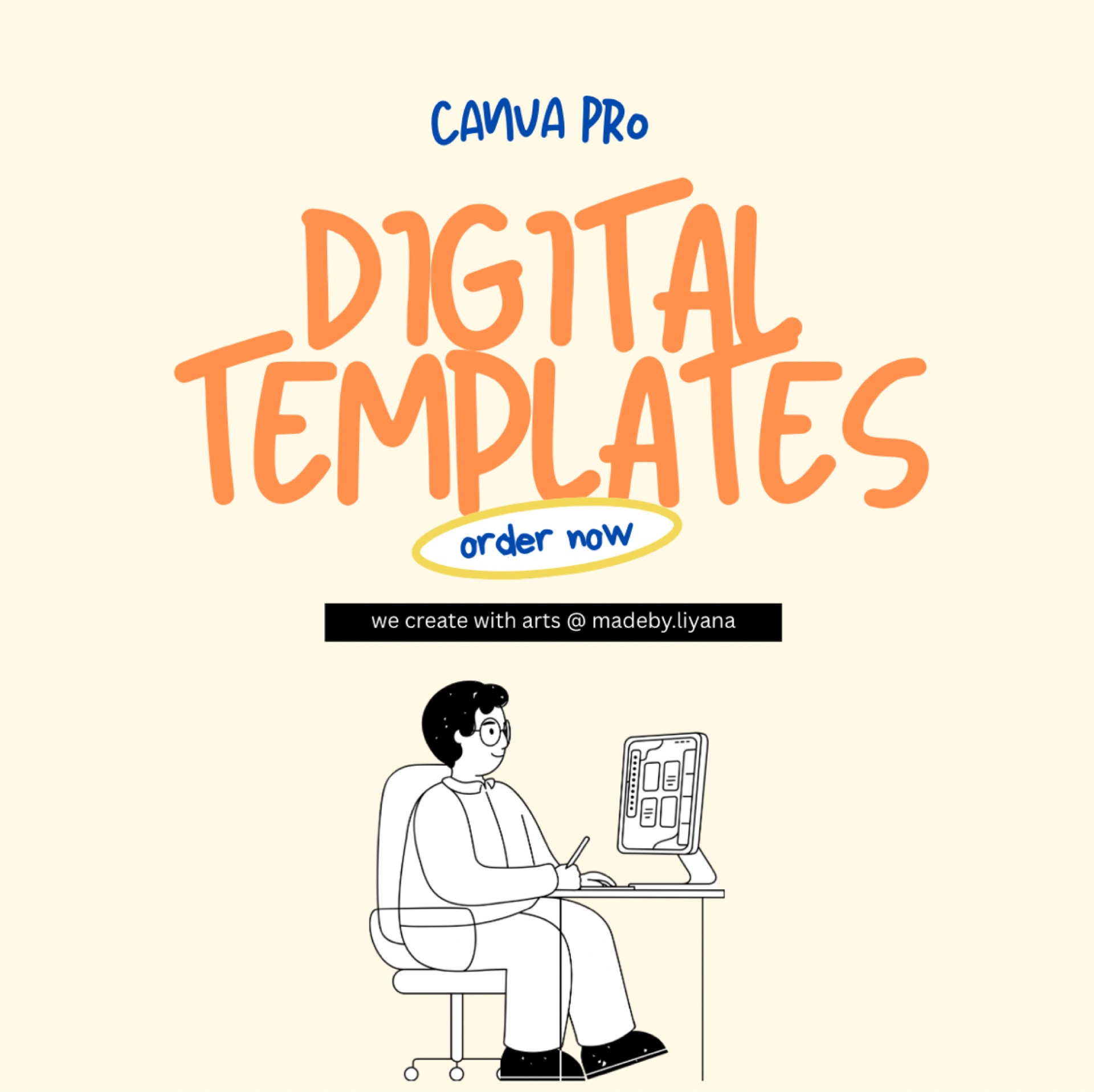 Canva Designer (Digital Templates for Poster Logo Menu and Others)