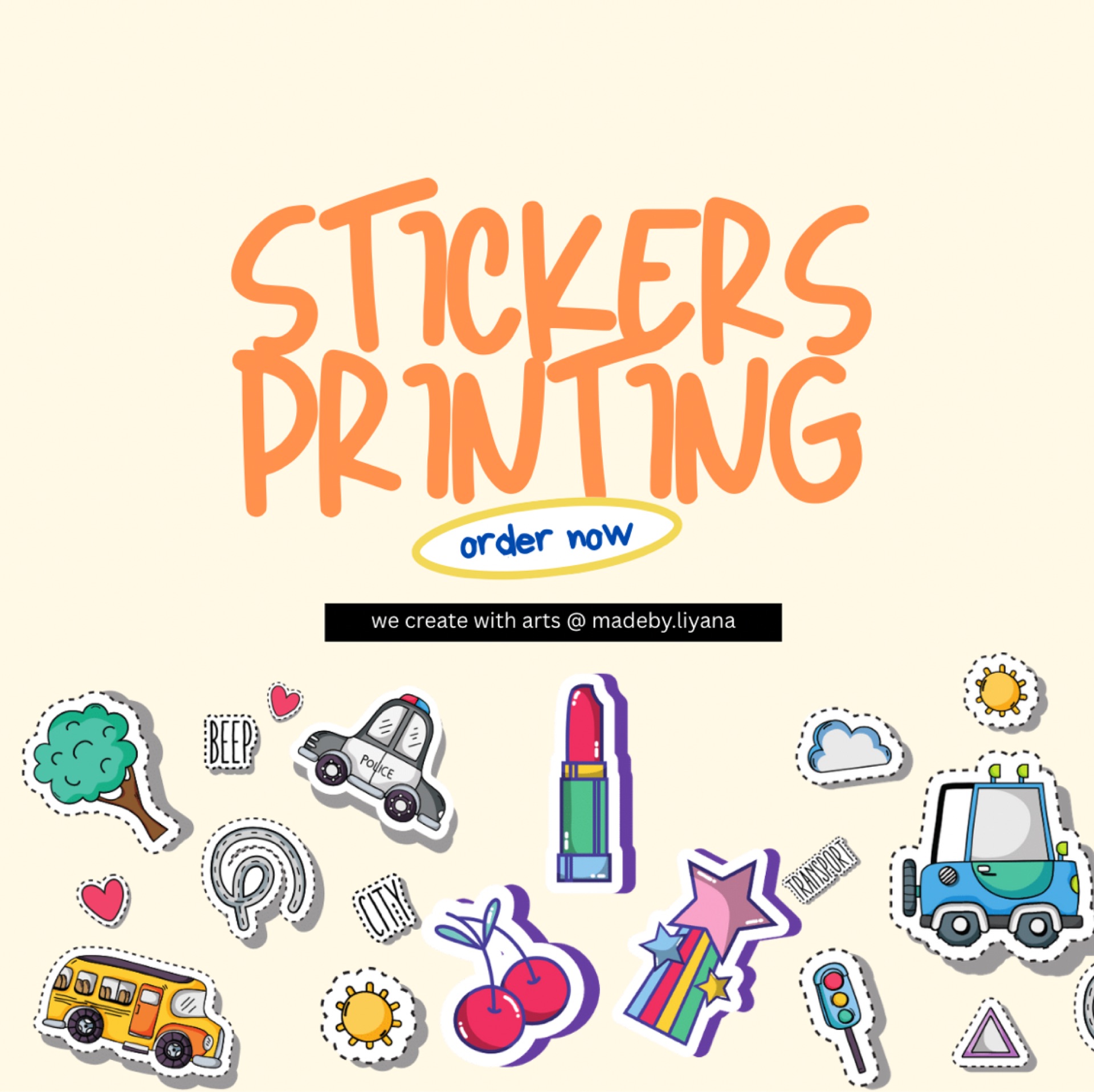 STICKERS DESIGN AND PRINTING (DIE CUT MANUAL)