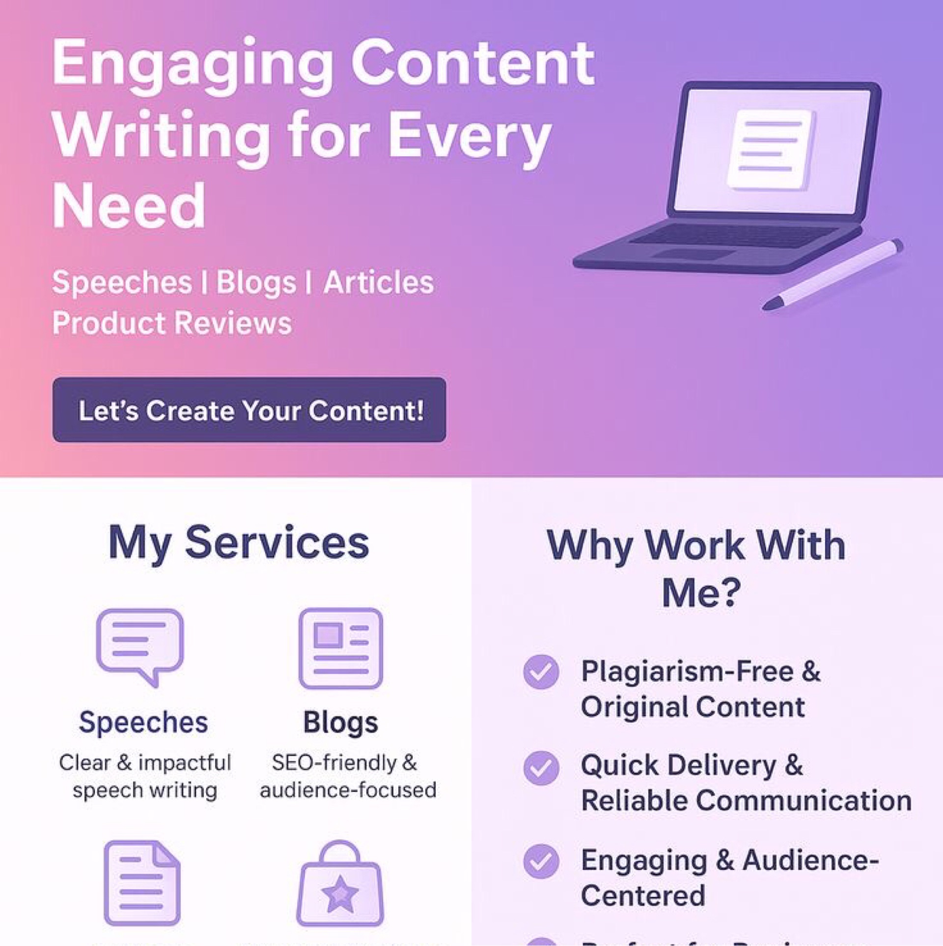 Content Writer Dipercayai untuk Artikel, Blog & Social Media 4