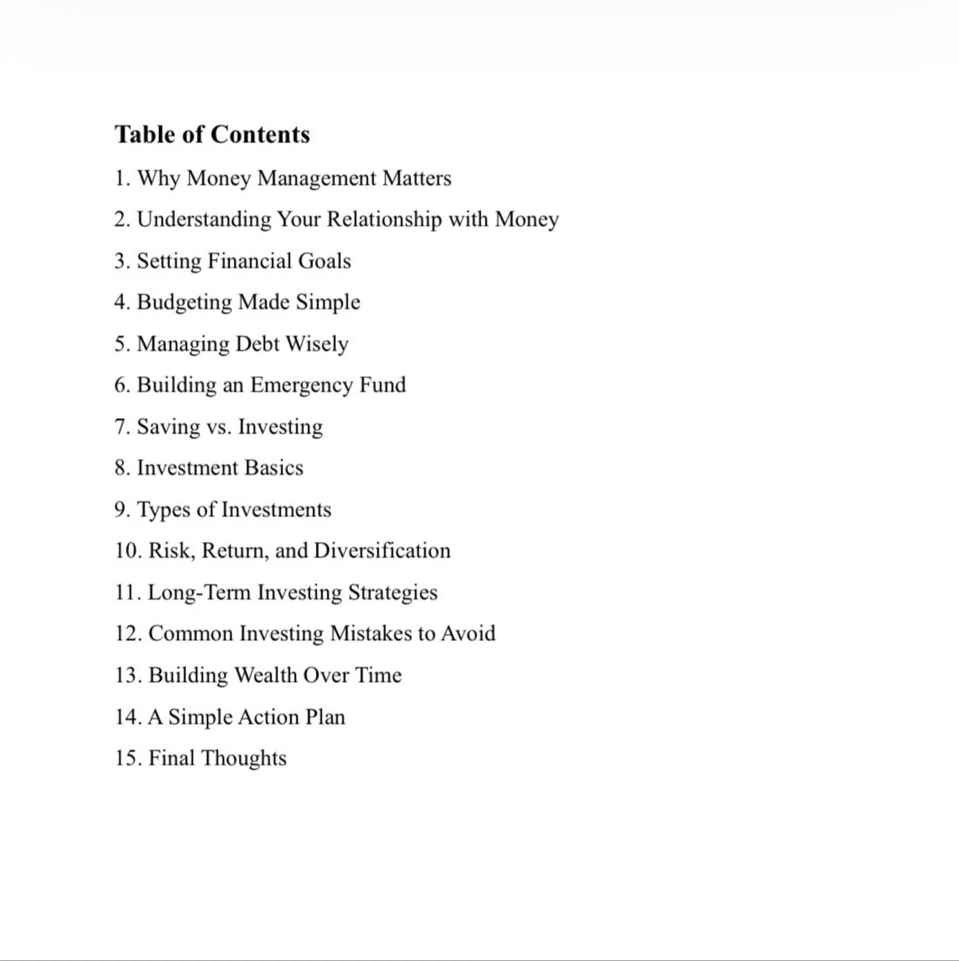 I will create an E-book for you 3